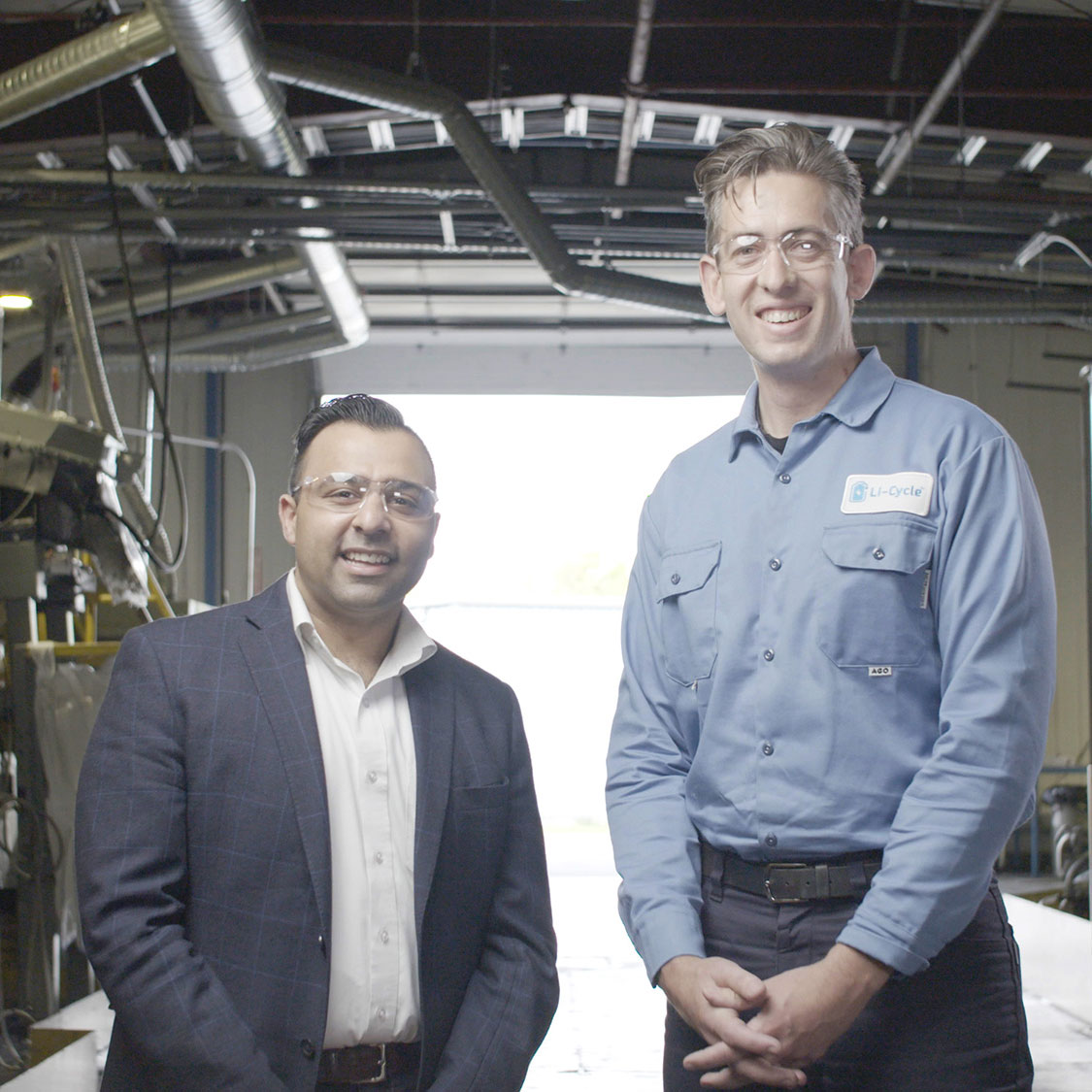Ajay Kochhar, CEO, and TIm Johnston, Executive Chairmen - Li-Cycle