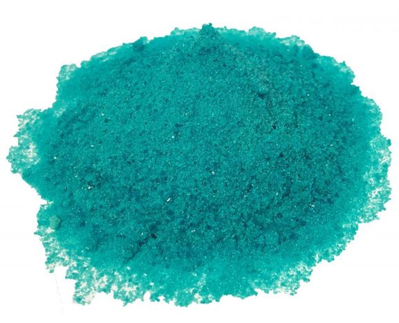 Turquoise powder - nickel sulphate