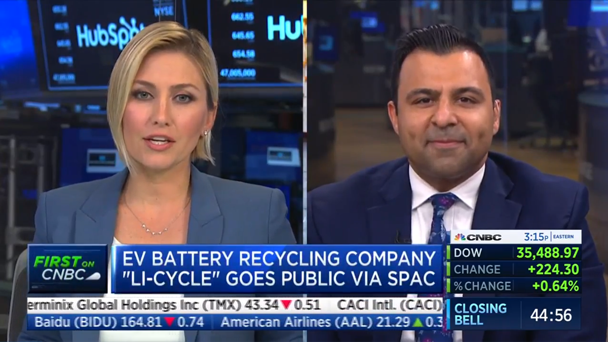 Screencapture of Ajay Kochhar on First on CNBC