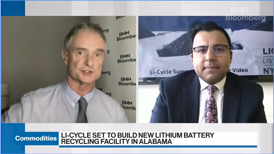 Screencapture of Ajay Kochhar's interview with BNN Bloomberg