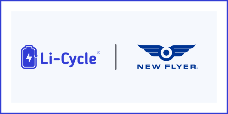 Li-Cycle logo | New Flyer logo