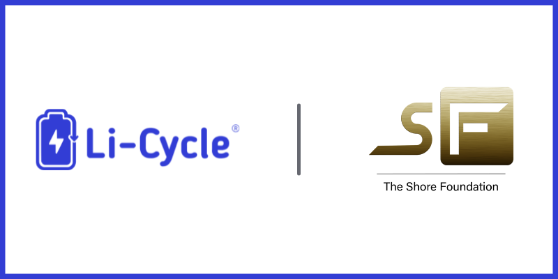Li-Cycle logo | The Shore Foundation logo