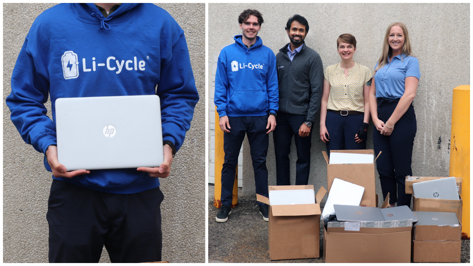 Li-Cycle donates over 30 refurbished laptops to Youth Employment Services